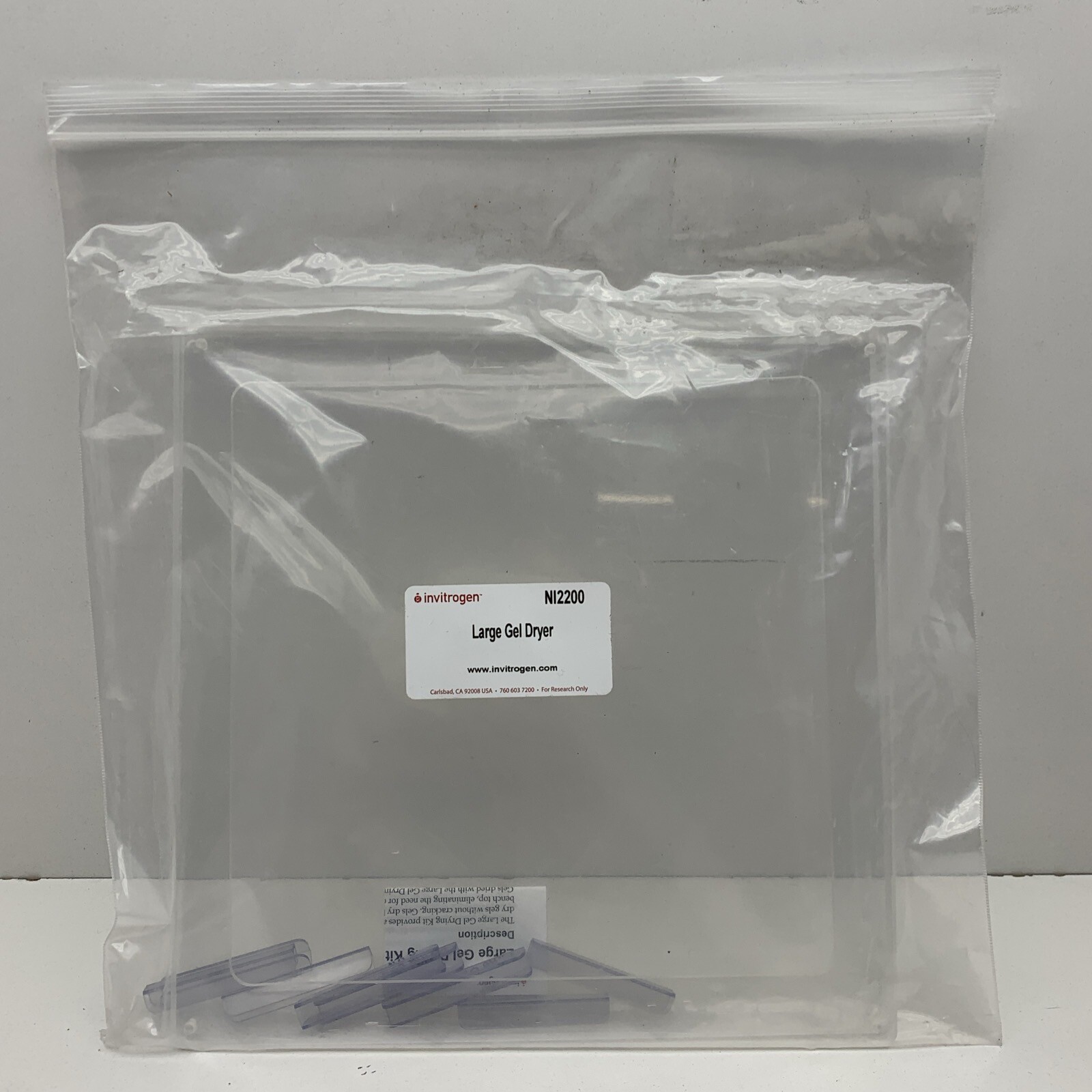 Invitrogen NI2200 Large Gel Dryer Drying Frame