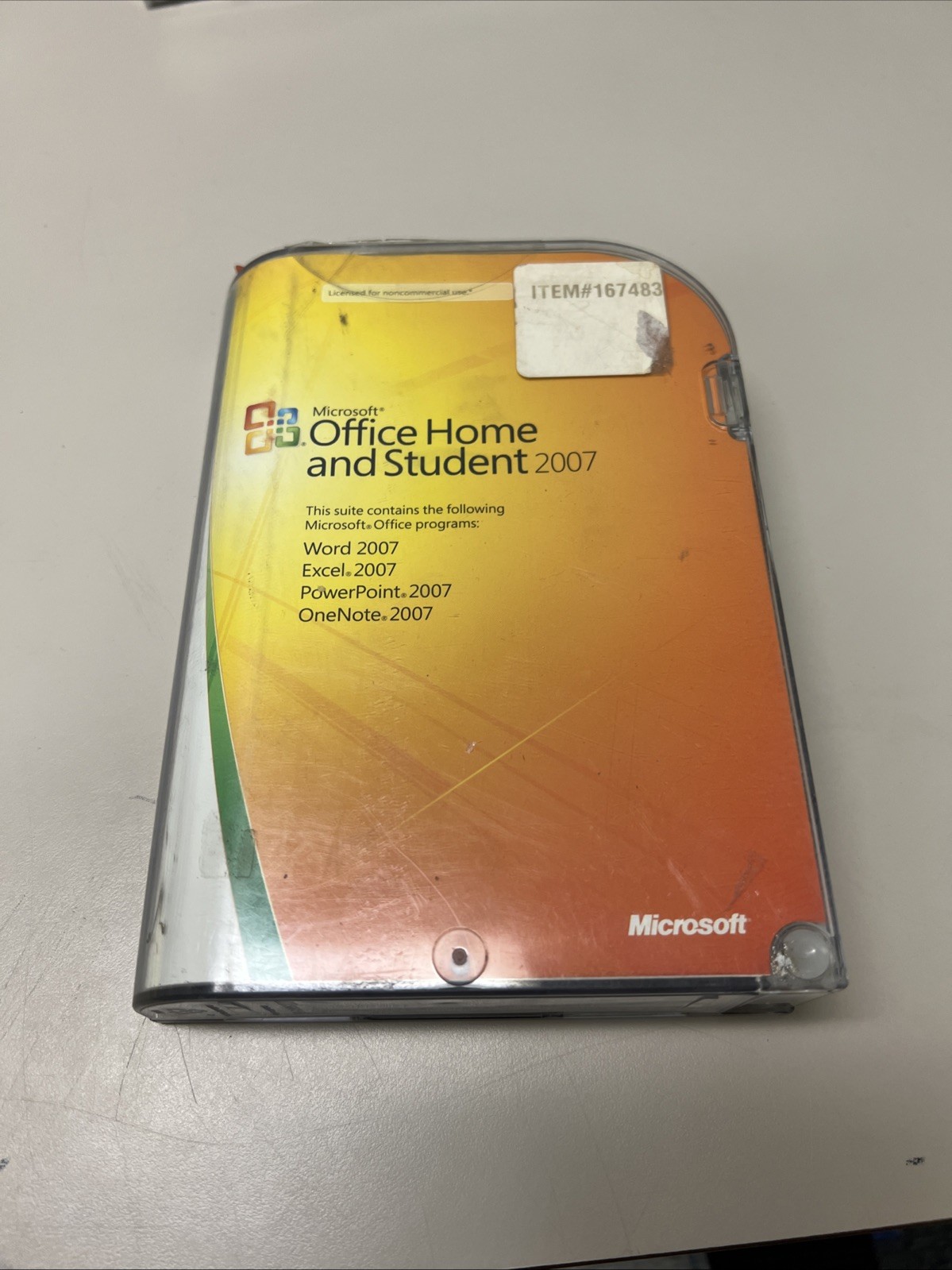 Microsoft MS Office Home and Student 2007 Word Excel PowerPoint OneNote W/ Key