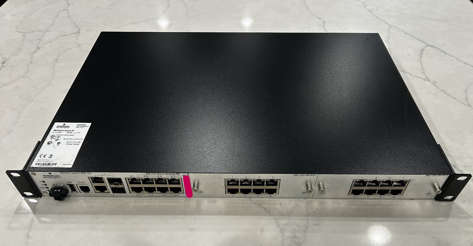Emerson RM100 26-Port Rack-Mountable Ethernet Smart Switch – DeltaV Ready