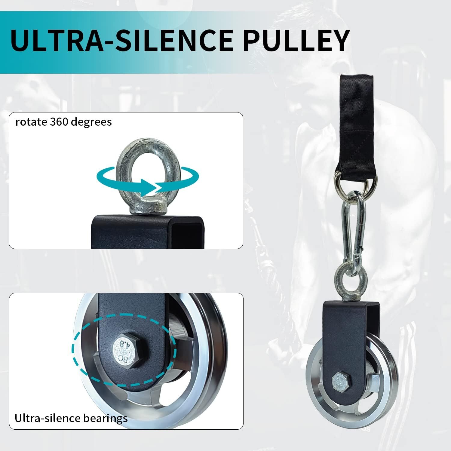Pulley System Gym Lat Pulldown Attachments Cable Machine