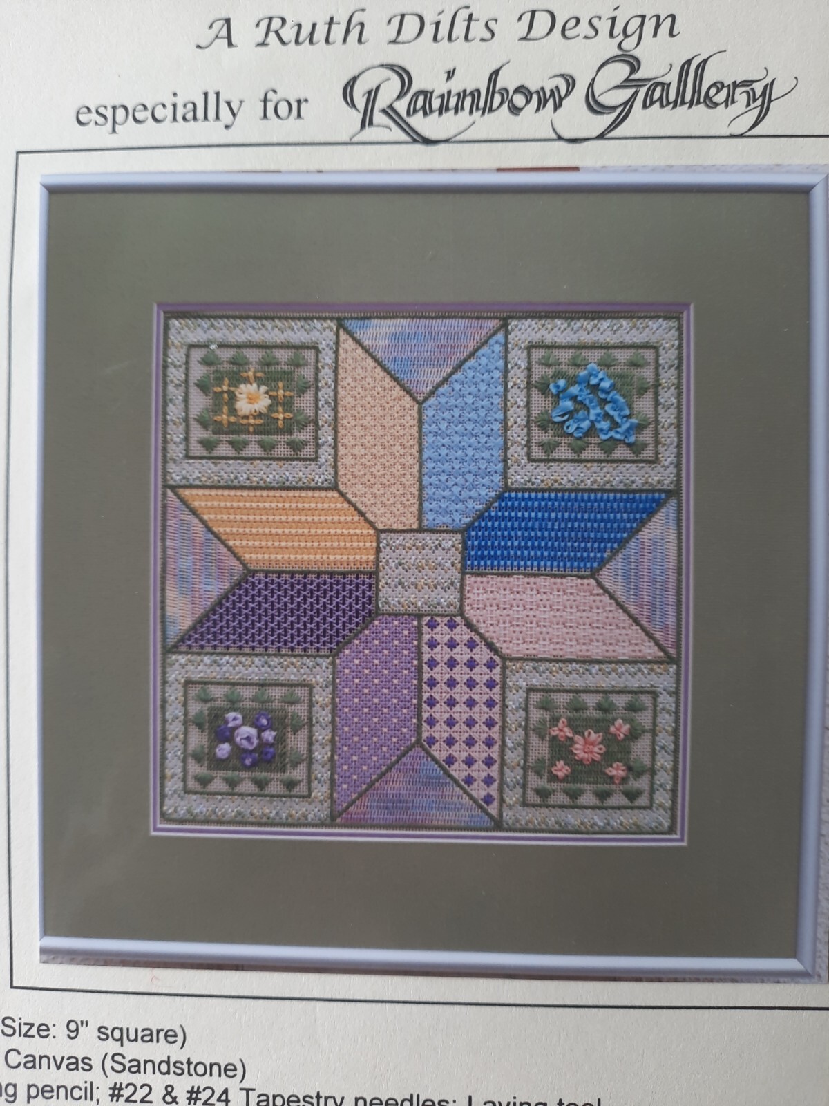 Star Garden A Ruth Difts Design Rainbow Gallery Needlework Pattern