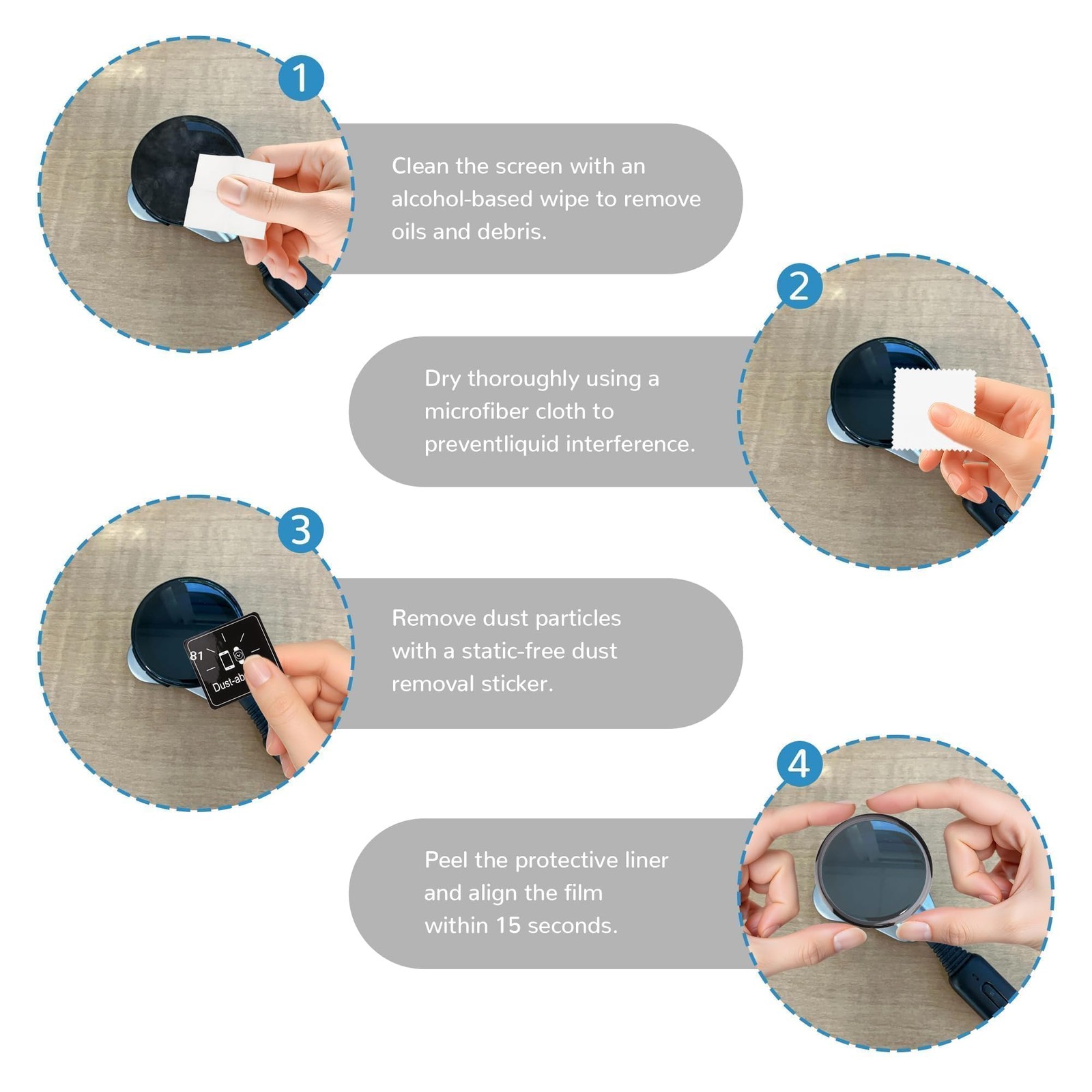 AQKILO Screen Protector Compatible with EKO CORE 500 Electronic Stethoscope, ...