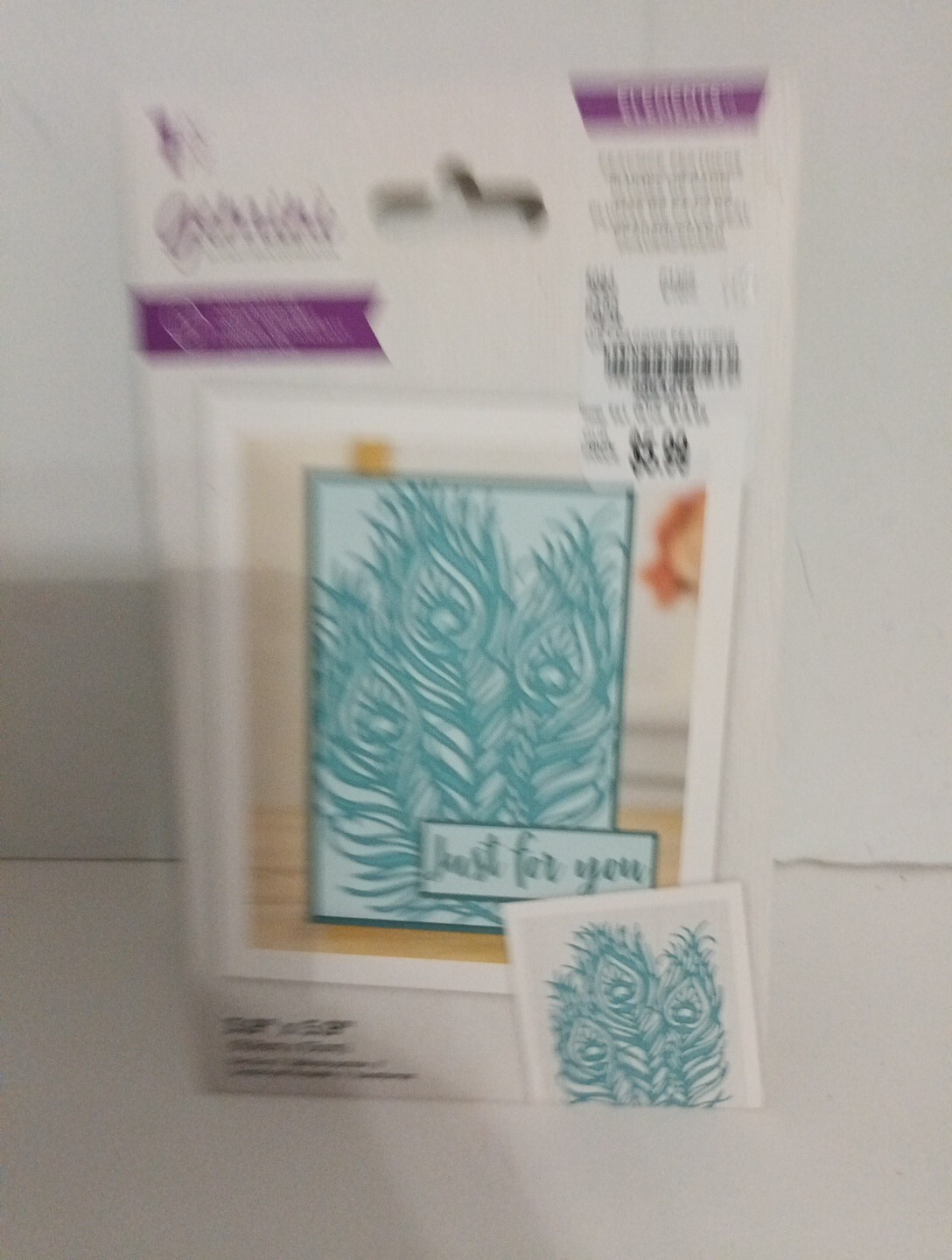Peacock Feathers Die Elements All New 1 pc by Crafters Companion