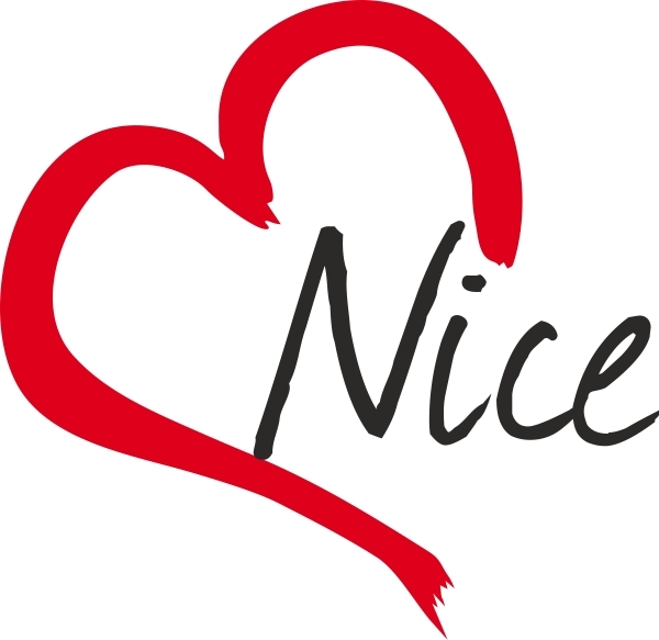 Car sticker "nice" Nice sticker city of France approx. 9x10cm contour cut