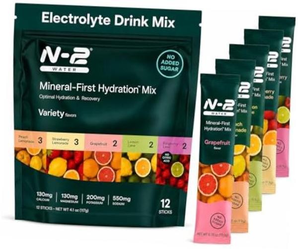 Mineral Hydration Packets – Electrolyte Powder Drink Mix with Variety Pack