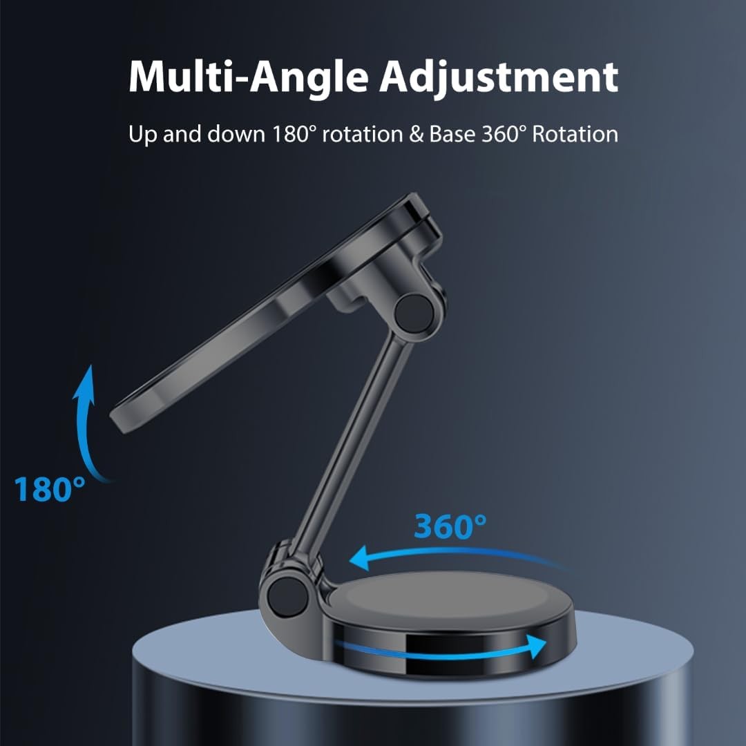 Magnetic cell Phone Holder Car Mount Dashboard Desktop Stand For iPhone Android