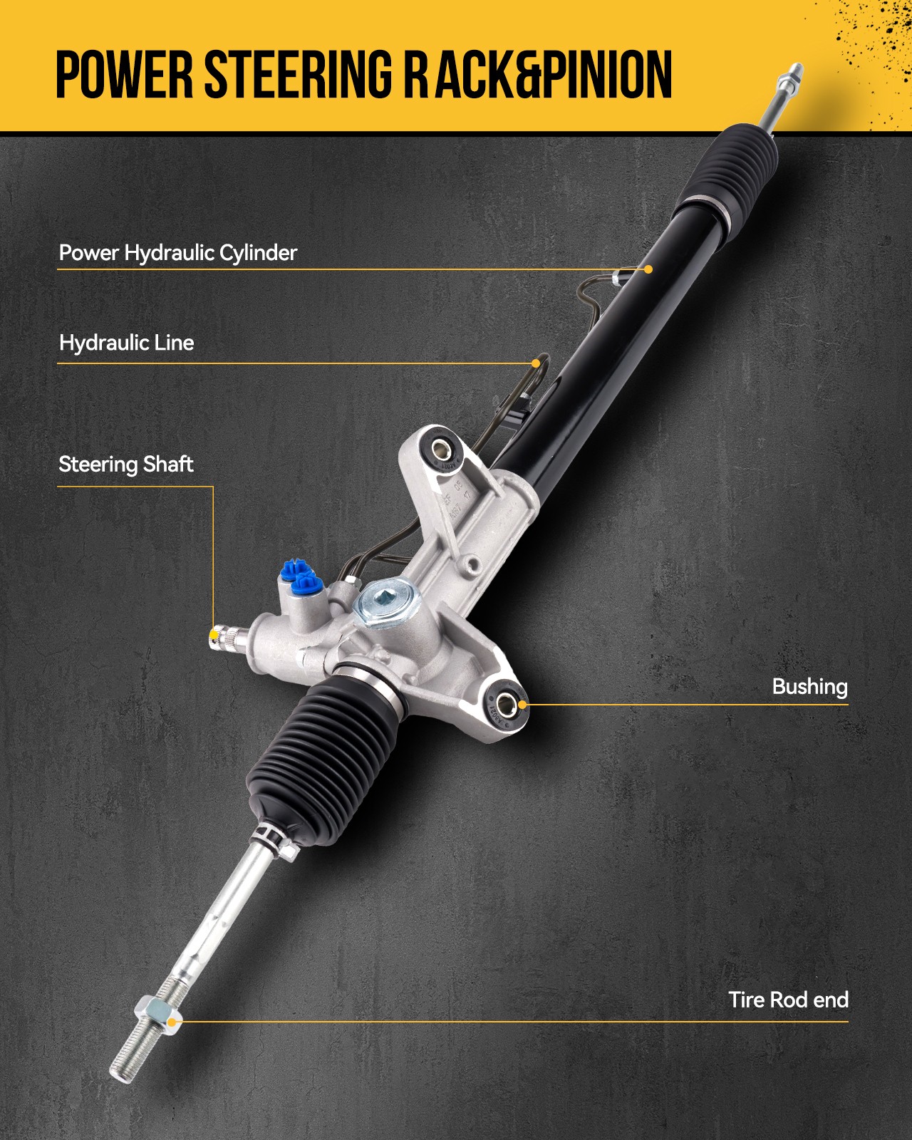 Power Steering Rack & Pinion Assembly For 2004-2009 Dodge Durango 52855758AE