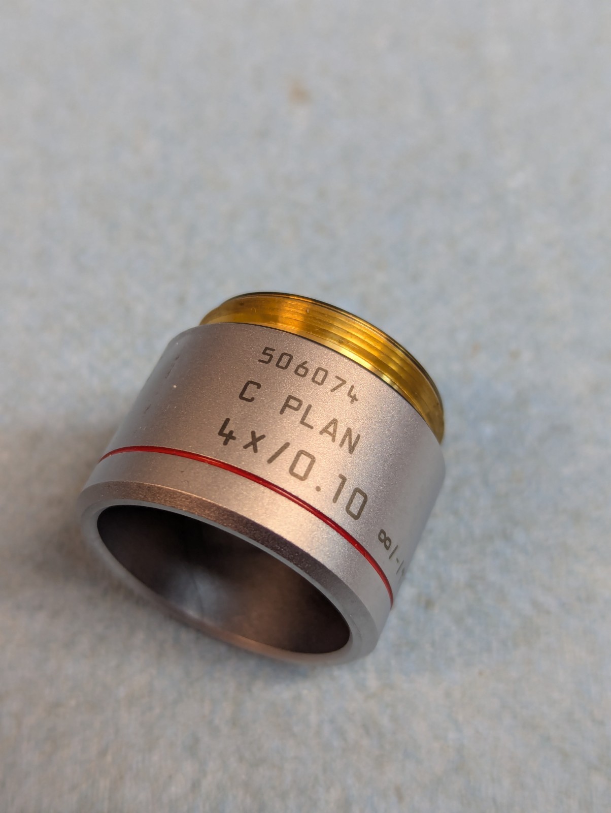 Leica C Plan 4x 4x/0.10 Microscope Objective 506074