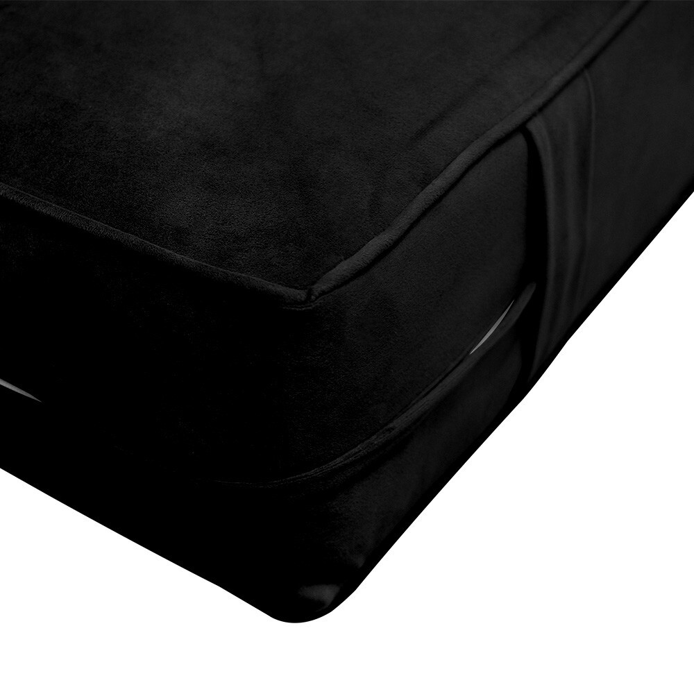 V1 Velvet Indoor Daybed Mattress Pillow Cover Complete Set Pipe Trim Twin AD374