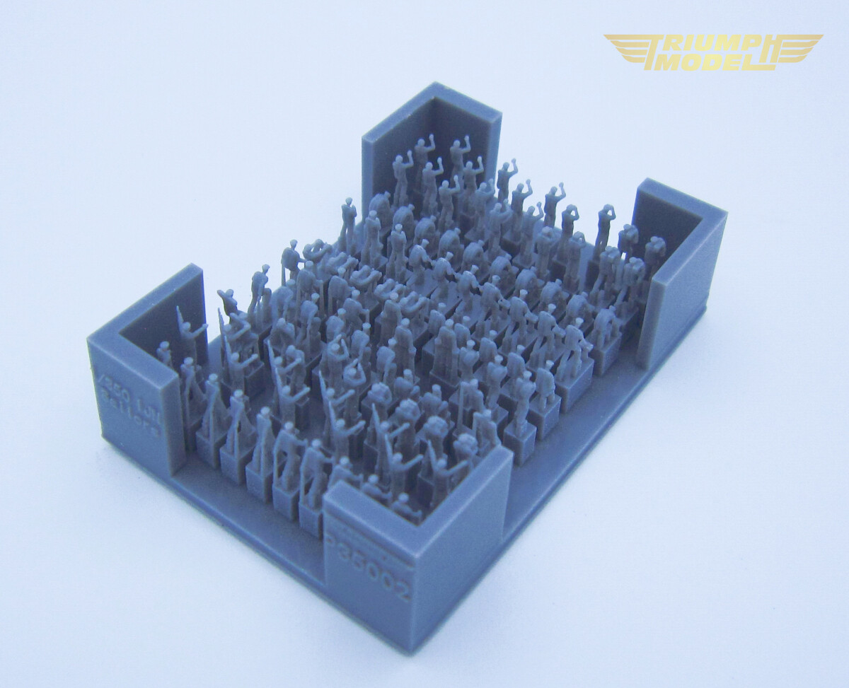 Triumph Models P35002 1/350 IJN Sailor Precision 3D Printed Model (Set of 100)