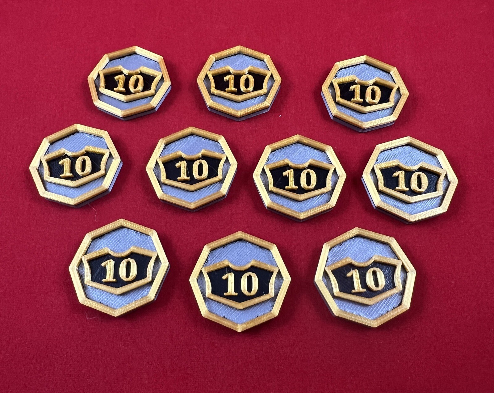 Planeswalker Loyalty 10 Counters (10) - Compatible with Universal Counters Set