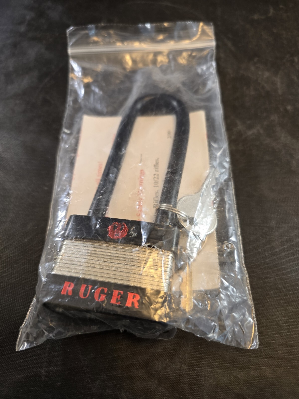 Ruger Gun Rifle Pistol Lock Padlock #5035A New In Package NIP