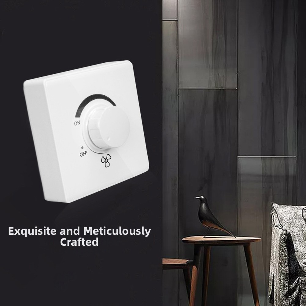 Ceiling Fan For surface Mount Knob Switch for Precise Speed Control ABS