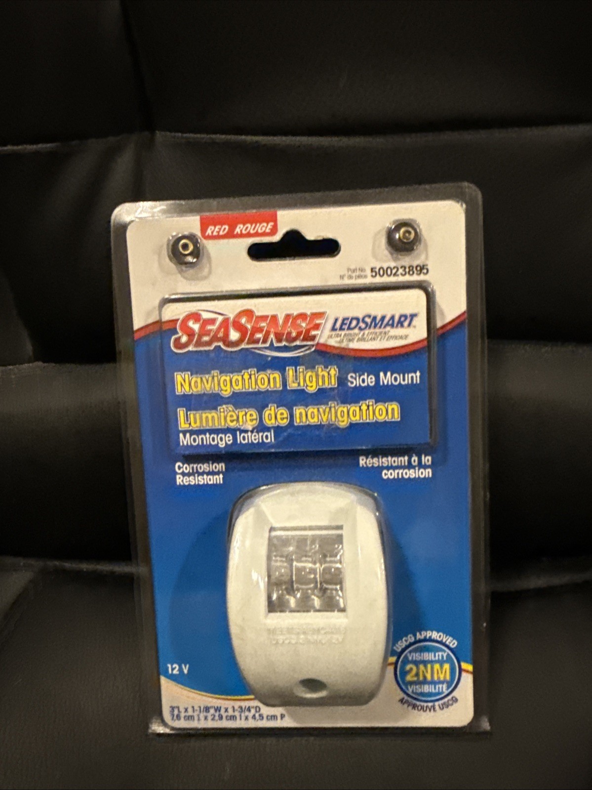 SeaSense LEDSmart Navigation Light 50023895 – Red Side Mount Boat Light 12V NIB.