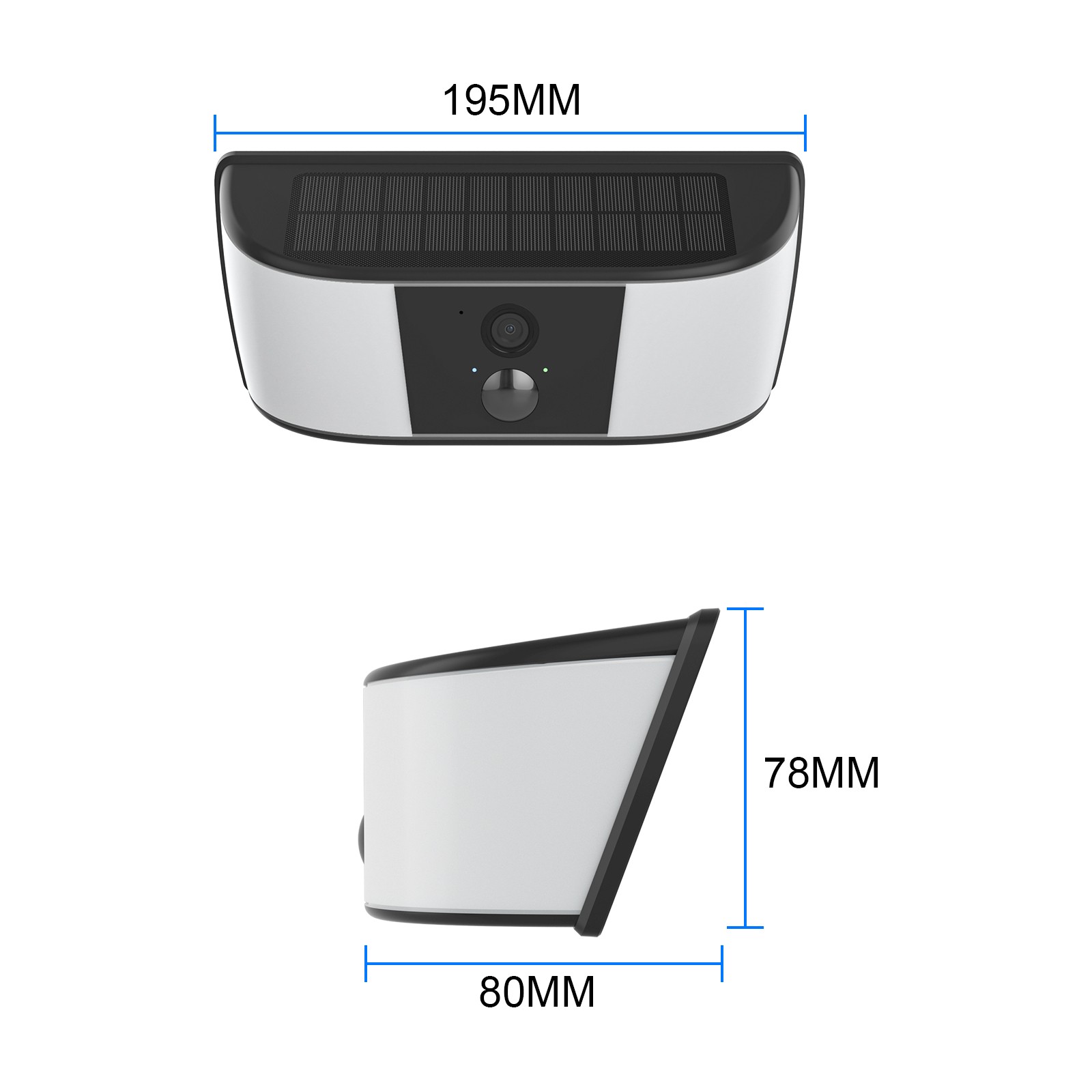ANRAN Solar Security Wall Light Camera Wireless Camera WiFi Home Outdoor Home