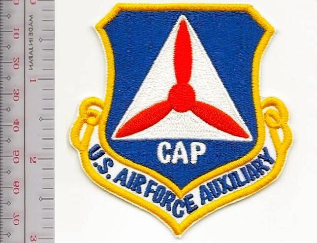 US Civil Air Patrol Group 1 Command US Air Force Auxiliary Patch vel NO TARIFF