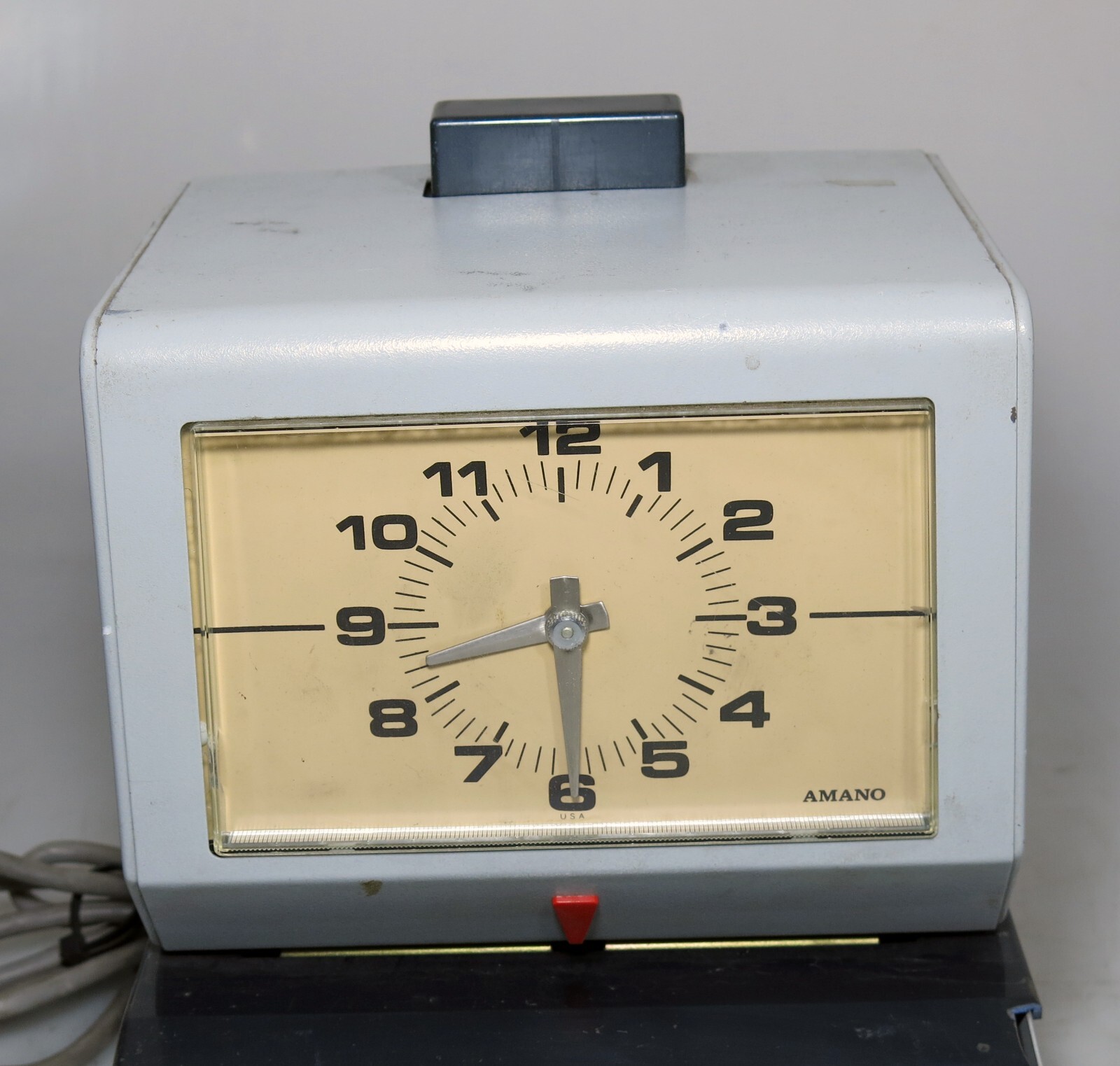 Vintage Atomic Amano Timeclock Model 3607 (no keys)