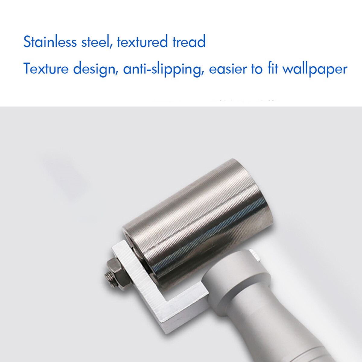 Stainless Steel Wallpaper Seam Roller Home Seamed Wall Paper Hand Smoothing Tool