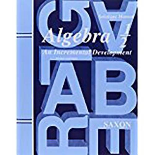 Saxon Algebra 1/2: An Incremental Development, Solutions Manual - VERY GOOD