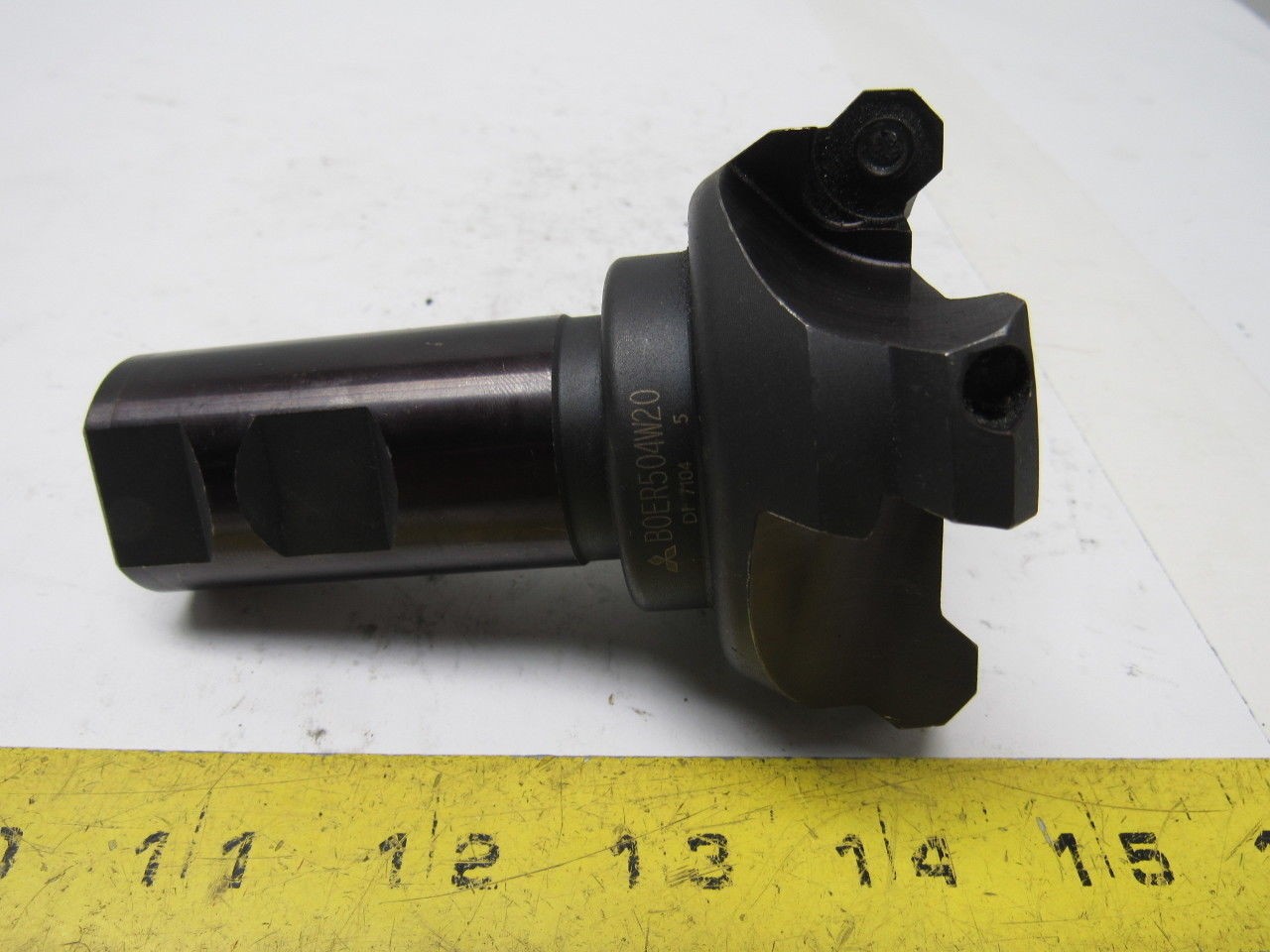 Mitsubishi BOER504W20 Milling Cutter 3.125 Dia x 4.053 Length x 1.250 Shank