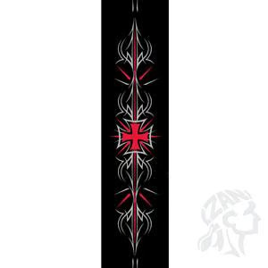 Zan Headgear Adult Cooldanna Cotton Tribal Iron Cross Head and Neck Tie DC544