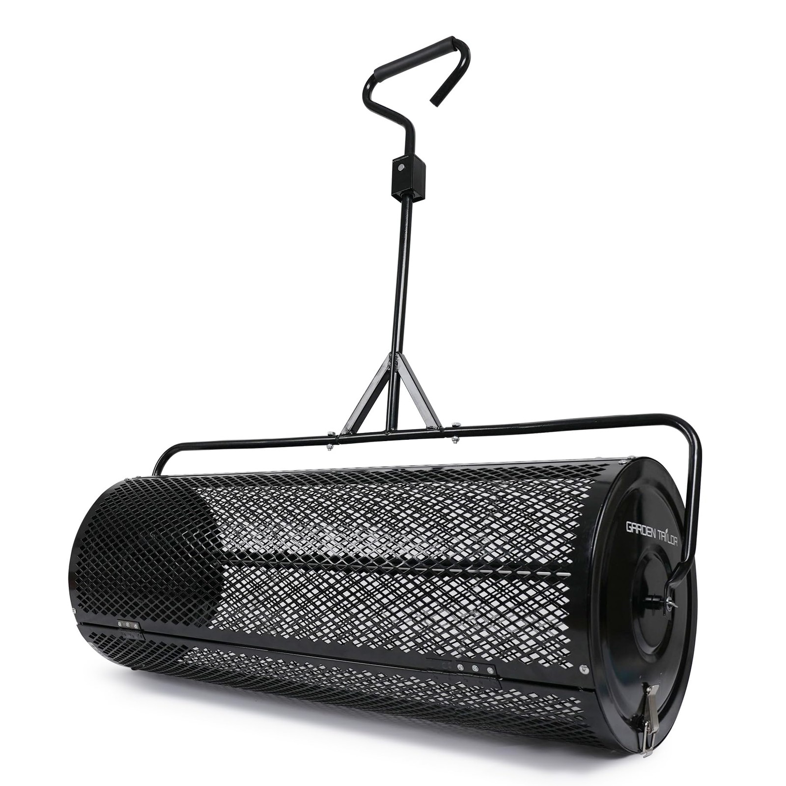 Compost Spreader 44 Inch Towable Peat Moss Spreader with Installation Accesso...