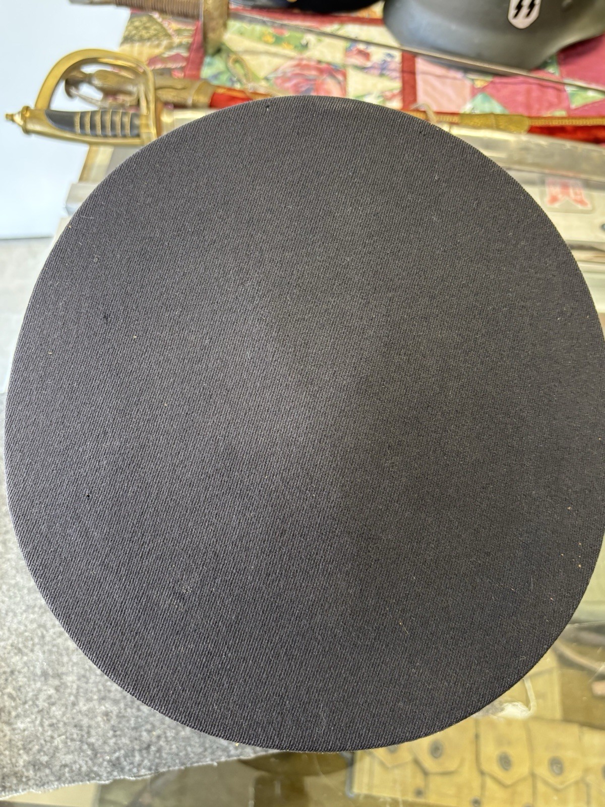 Belgian Air Force Officers Blue Wool Visor Hat