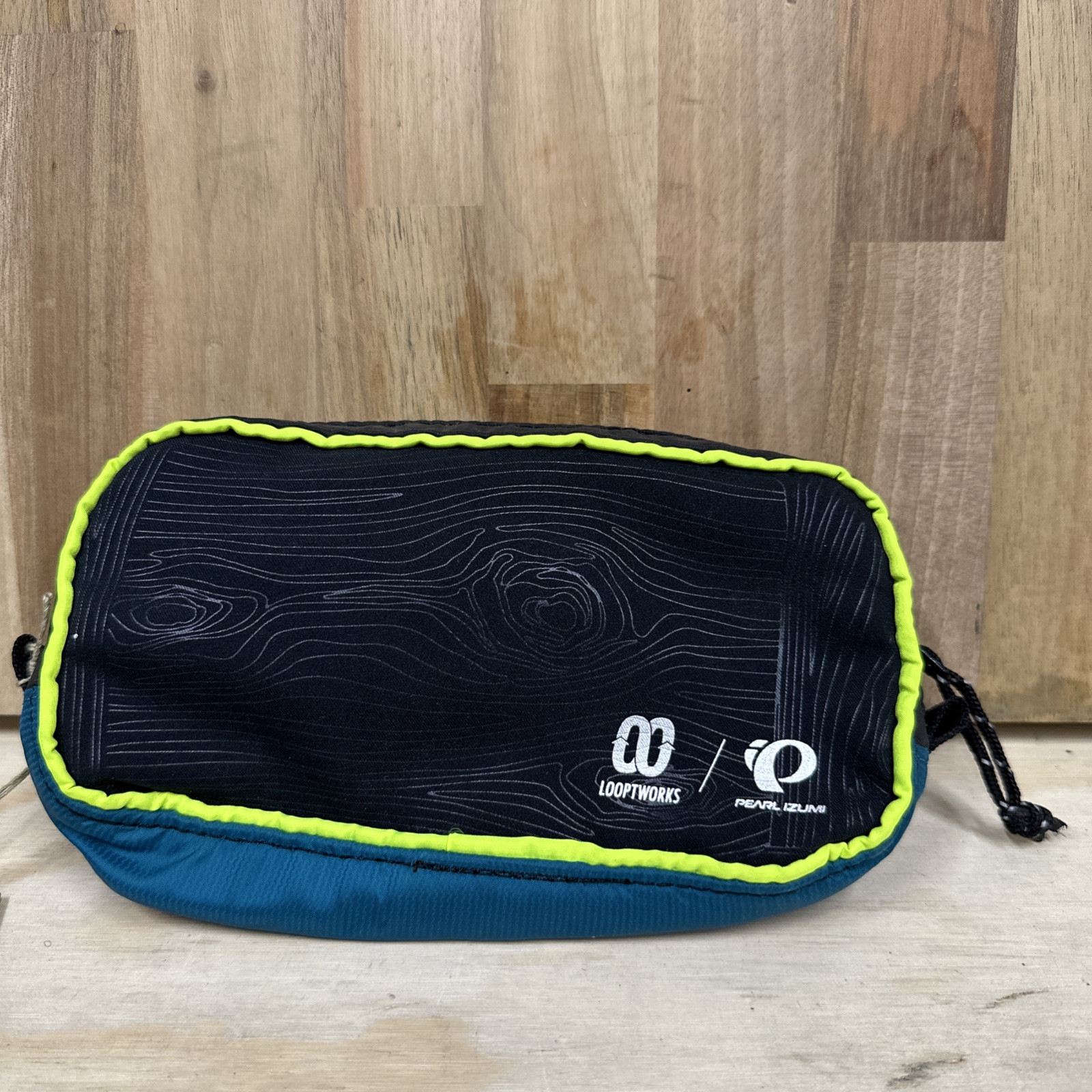 Pearl Izumi Upcycle ride wallet Teal/Screaming Yellow