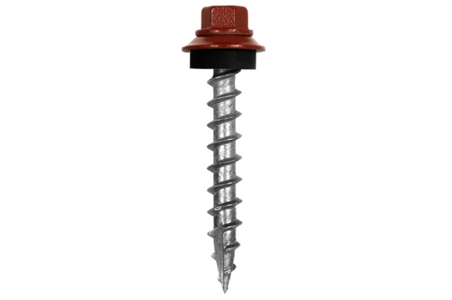 250pcs, #12 TuffGrip 1-1/2" or 2" Metal Siding/Roofing Steel to OSB Wood Screws