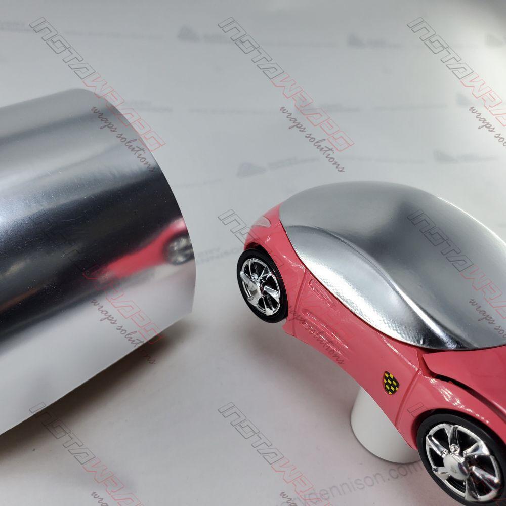 Avery Dennison SF100 Conform Chrome Matte Silver Flexible Vinyl Car Wrap | 844-S