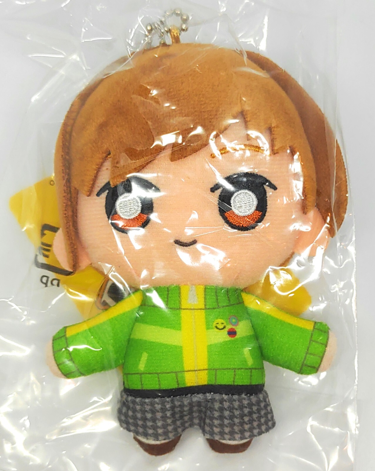 Persona 4 Golden Chie Satonaka Plush Keychain P4G Sega Store Pop Up