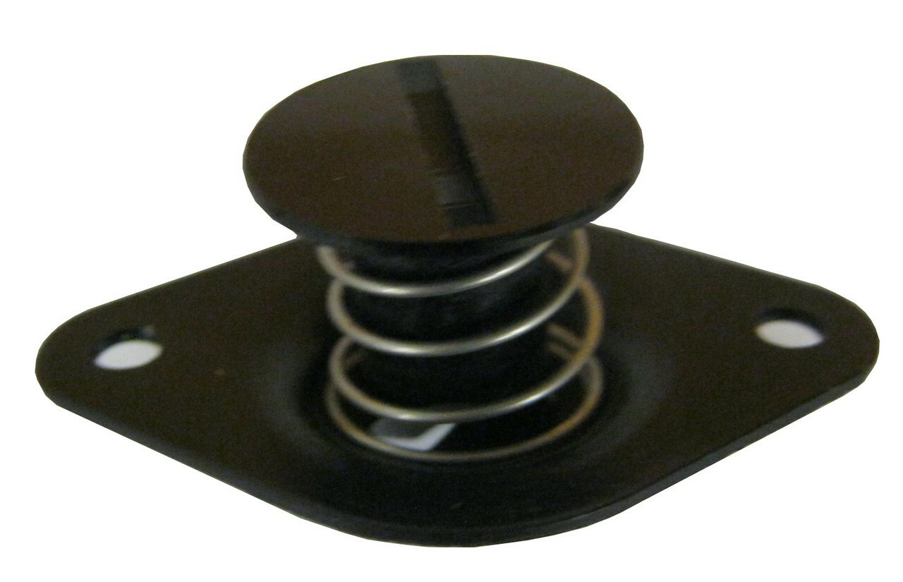 Self Ejecting Dzus Button 7/16 Black SLOTTED .600 5pk Fasteners Quarter Turn
