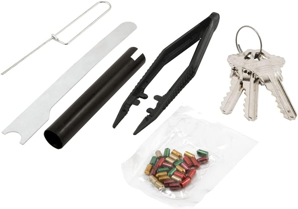 E 2402 Re-Keying Kit – Re-Key a Lock Kit with Pre-Cut Keys for Rekeying all your