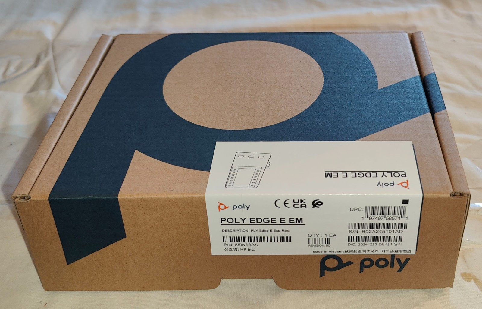 Poly Edge E EM Expansion Module 85W93AA Warranty