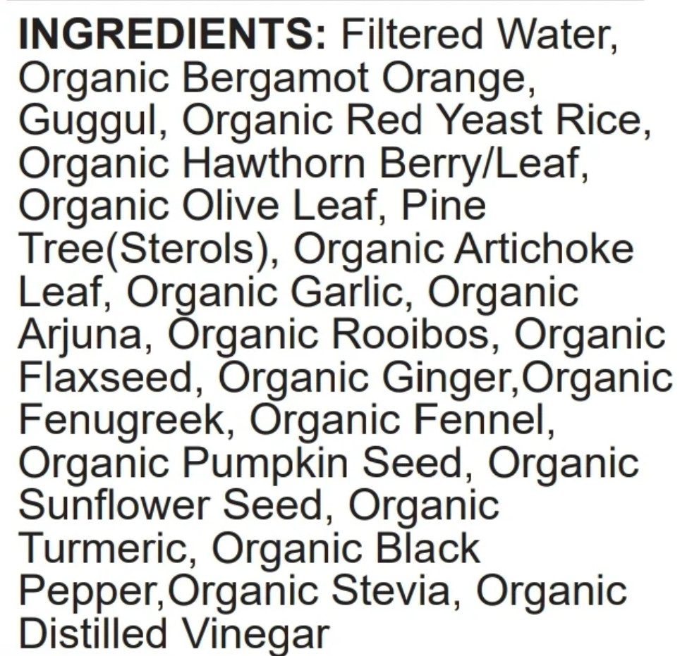 Cholesterol Formula By Livingston Natural Herbal Labs, Plant Based, 16 oz.