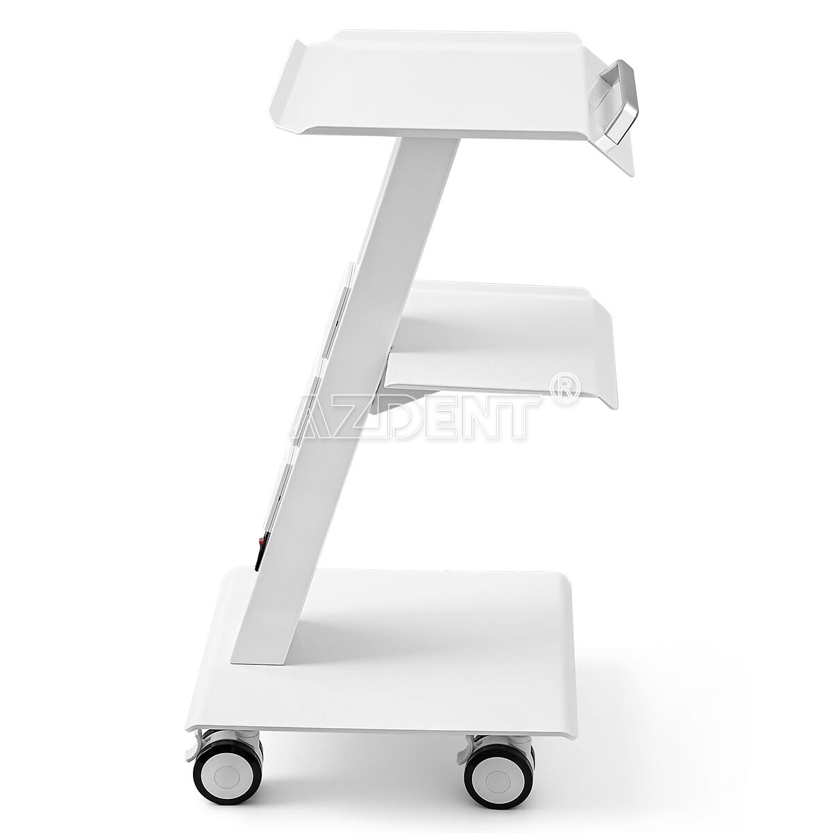 US Medical Dental Trolley Built-in Socket Cart Mobile Instrument Hospital Home