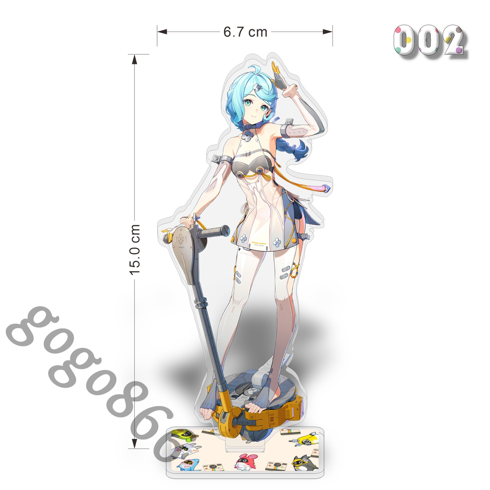 Zenless Zone Zero Hot Foundation Stand Table Acrylic Desk Figure Gift 15cm #1