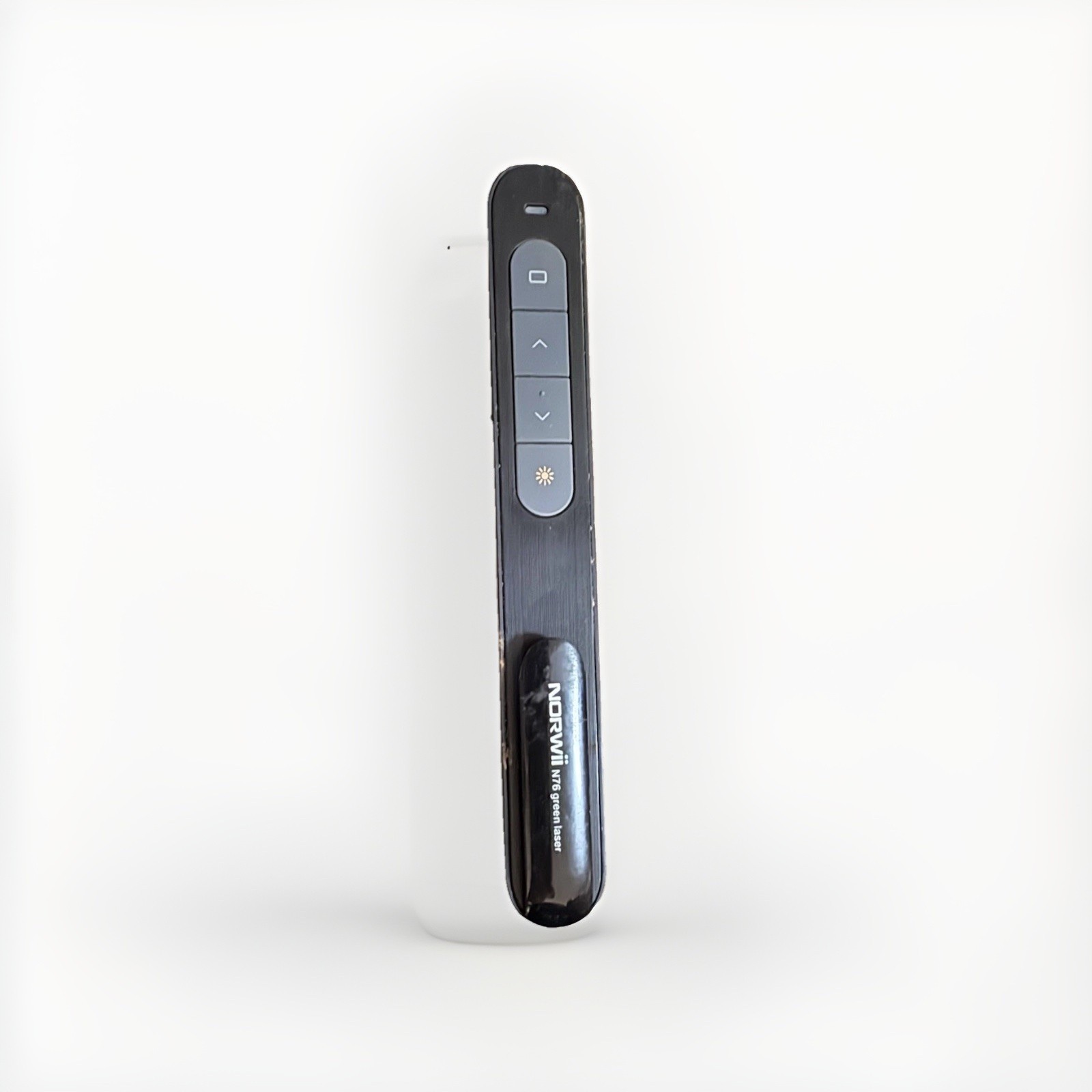 NORWII N76 Green Laser Pointer Presentation Remote, Black (Used)