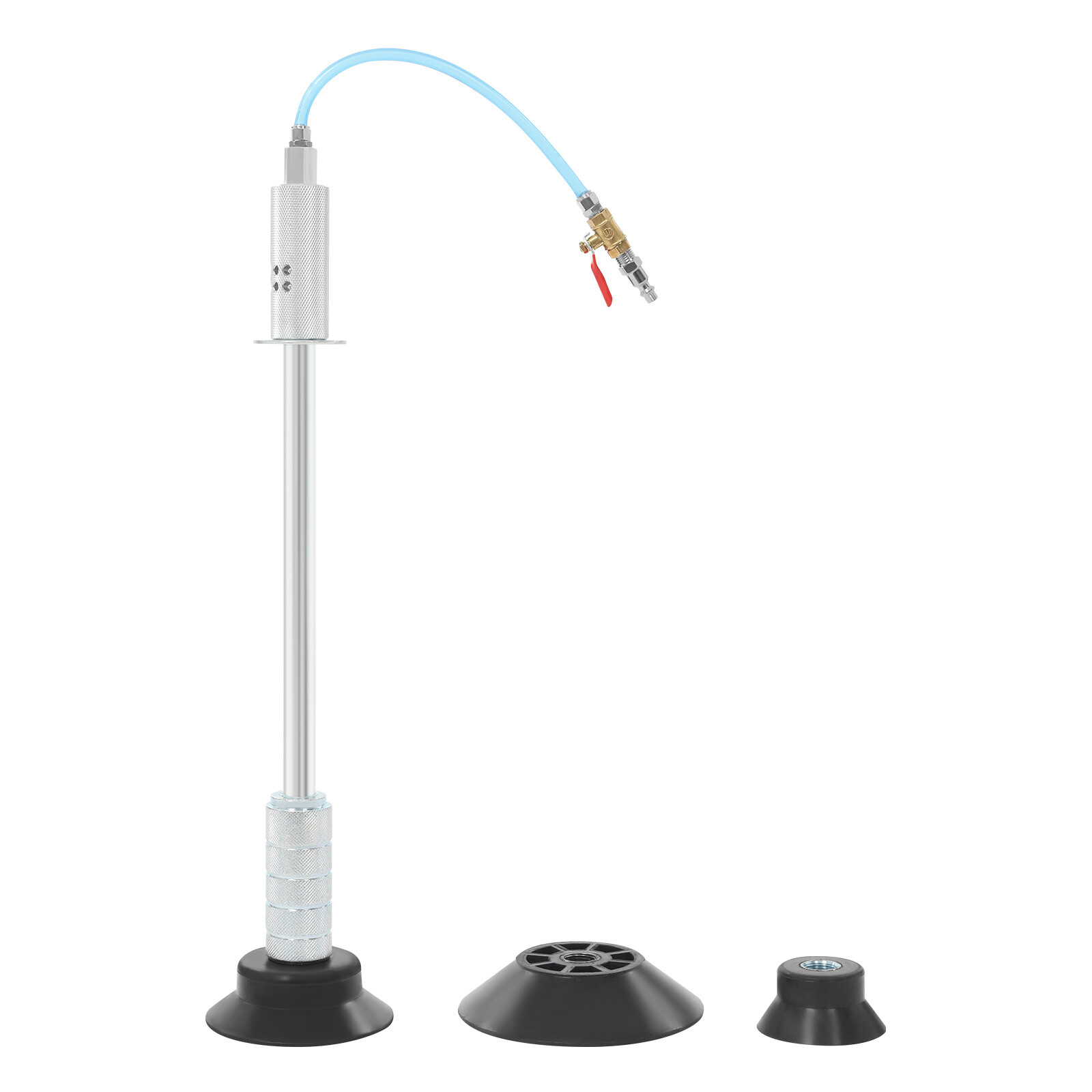 Pneumatic Puller Hammer with Hose& 3 Suction Cups Pneumatic Dent Repair Tool Set