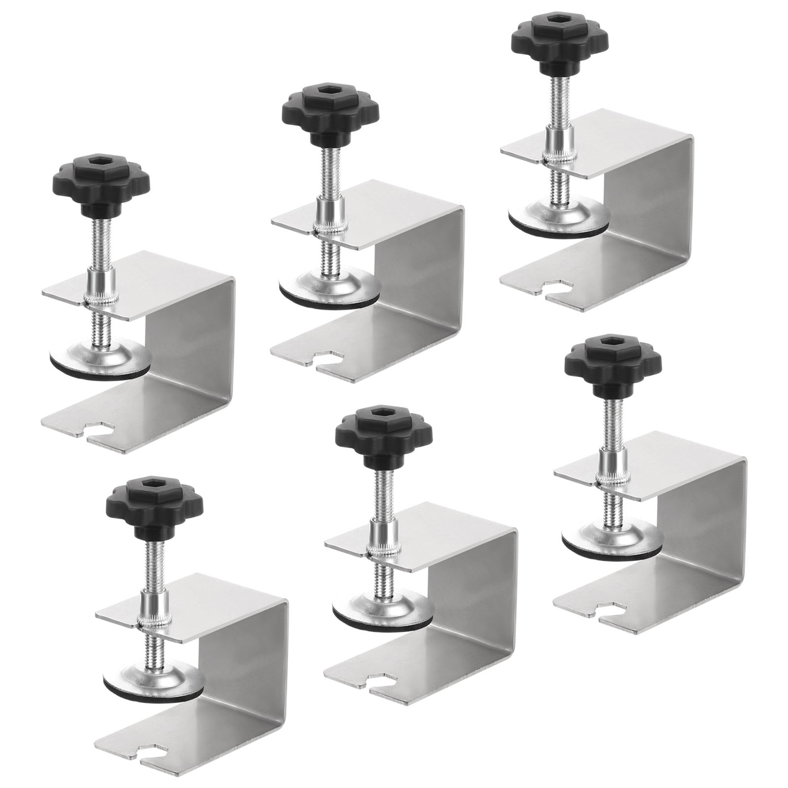 Drawer Front Installation Clamps Stainless Steel Cabinet C Clamps 6Pcs