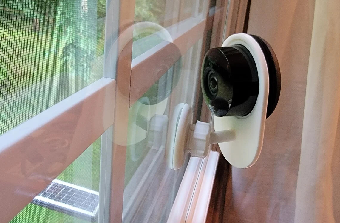 Google Nest Camera Adjustable Window Mount 3D Printed