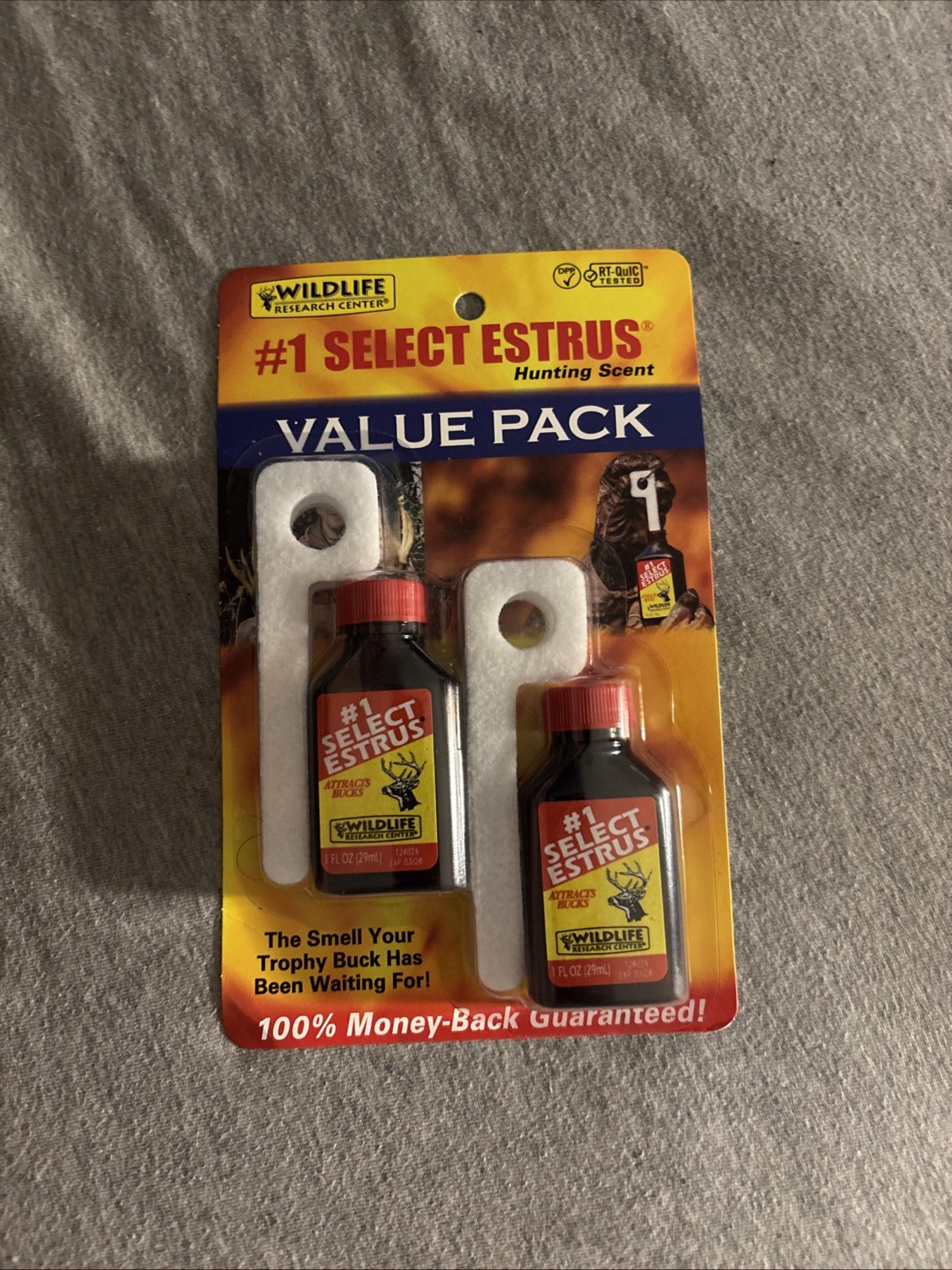 Wildlife Research Select Estrus Hunting Scent Value Pack, Two 1 FL OZ Bottles