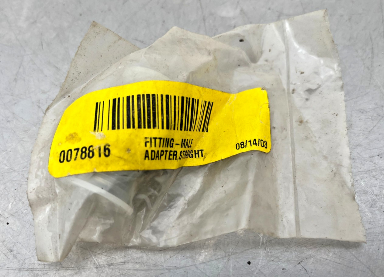 0078816   OEM  WACKER NEUSON  Straight Male ADAPTER FITTING  5000078816