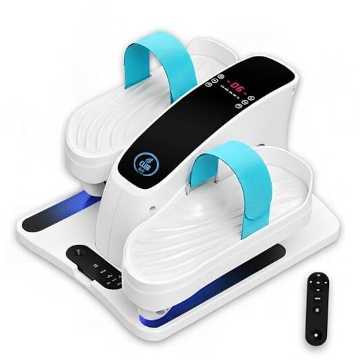Under Desk Elliptical Machine – Electric Seated Pedal Exerciser for White
