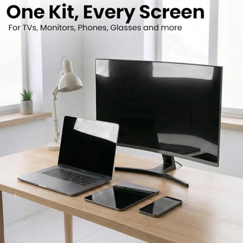 TV Screen Cleaner Kit 2 Pack with Microfiber