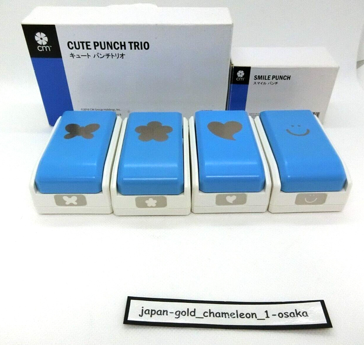 Creative Memories CUTE PUNCH TRIO＋smiley-punch  Paper Punch from Japan