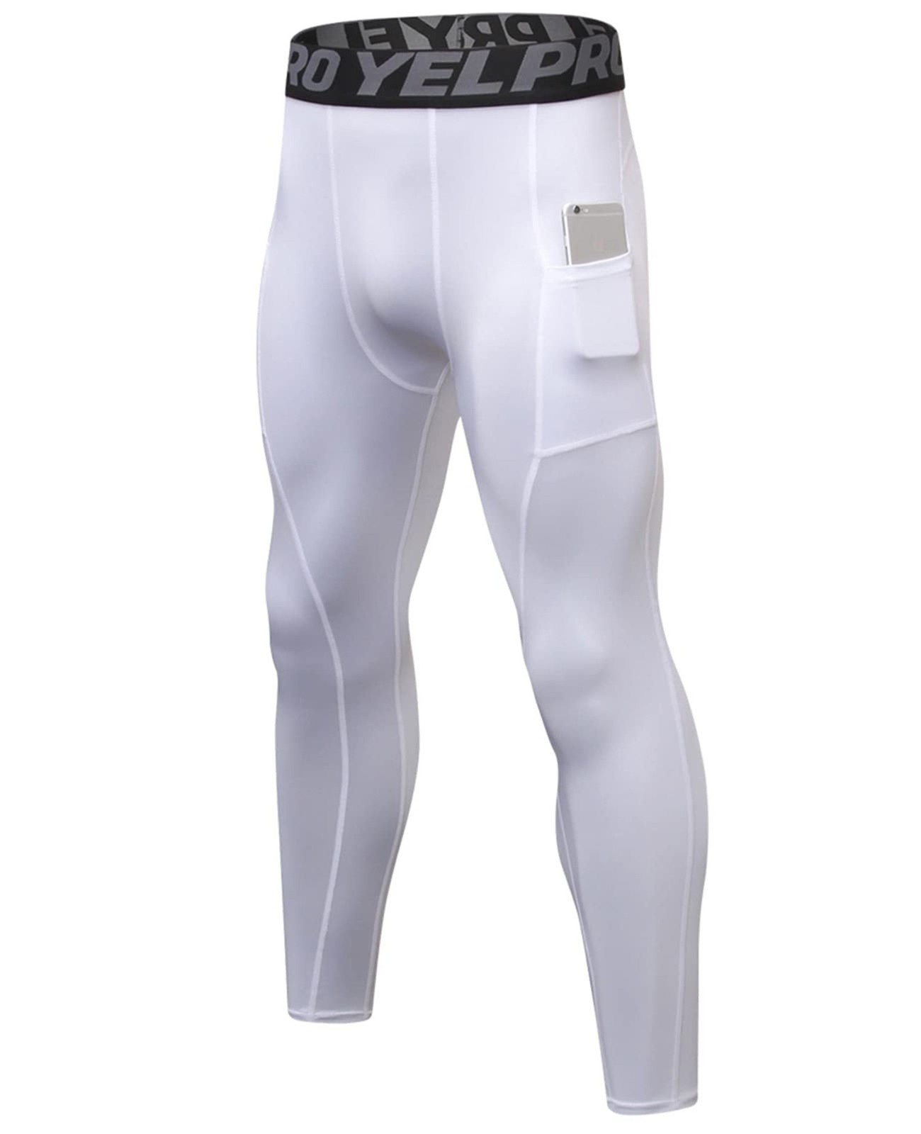 SPVISE 2 or 3 Pack Compression Pants Men Running Leggings Workout Base Layer ...