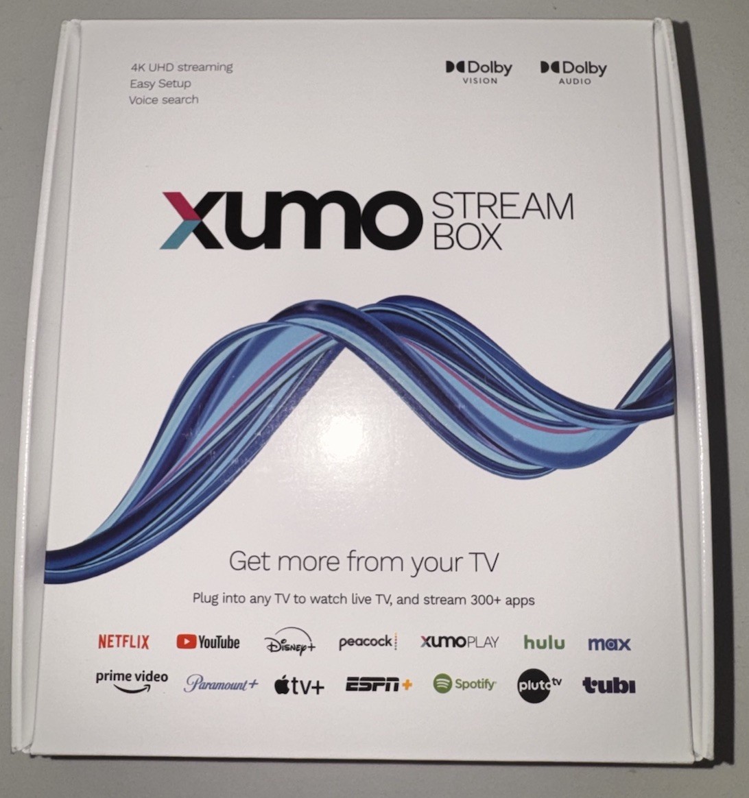 Xumo 4K Streaming BOX & Voice Remote NEW UPDATED XUMO Brand new