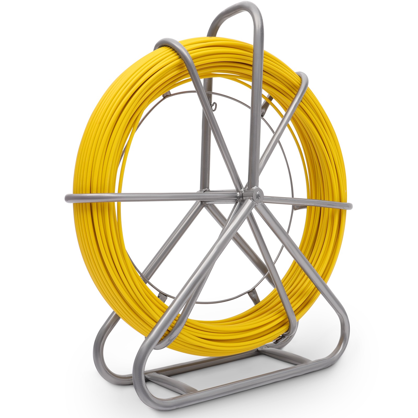 Fish Tape Fiberglass 6MM 656FT,Duct Rodder Fish Tape Fiberglass Wire Cable