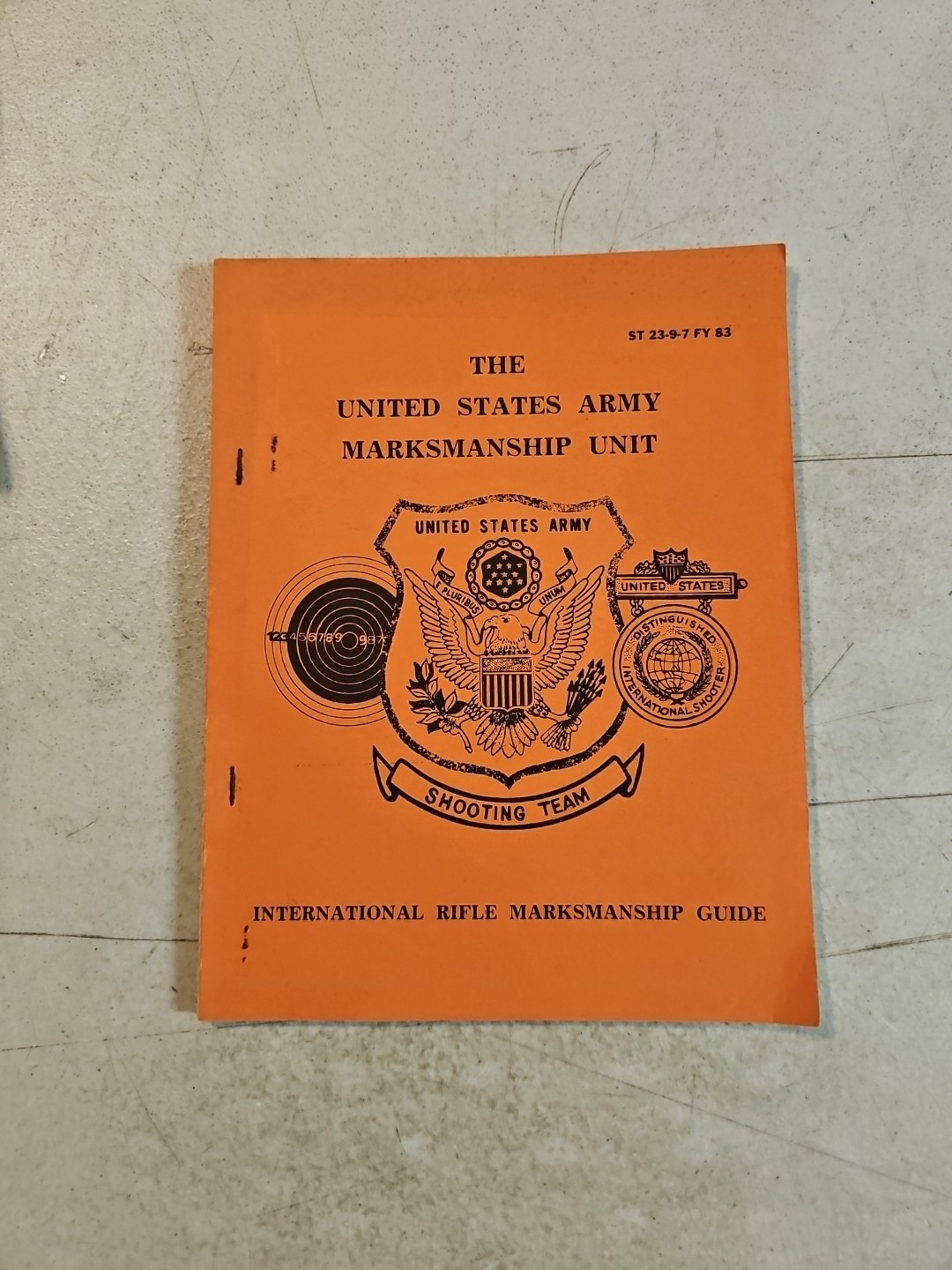 United States Army Shooting Team Rifle Marksmanship Guide Book